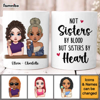 Personalized Gift For Friends Sisters By Heart Mug 34841 thumb 1
