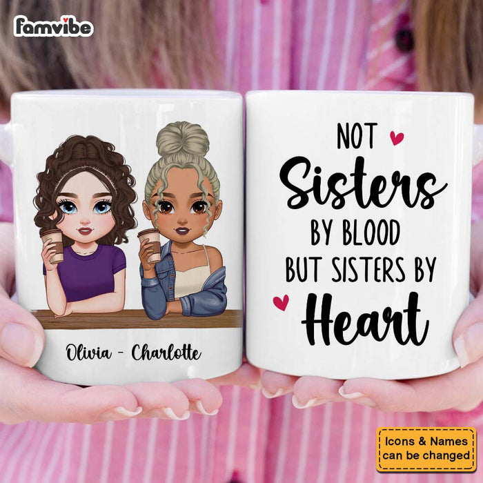 Personalized Gift For Friends Sisters By Heart Mug 34841 1