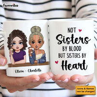 Personalized Gift For Friends Sisters By Heart Mug 34841 thumb 1