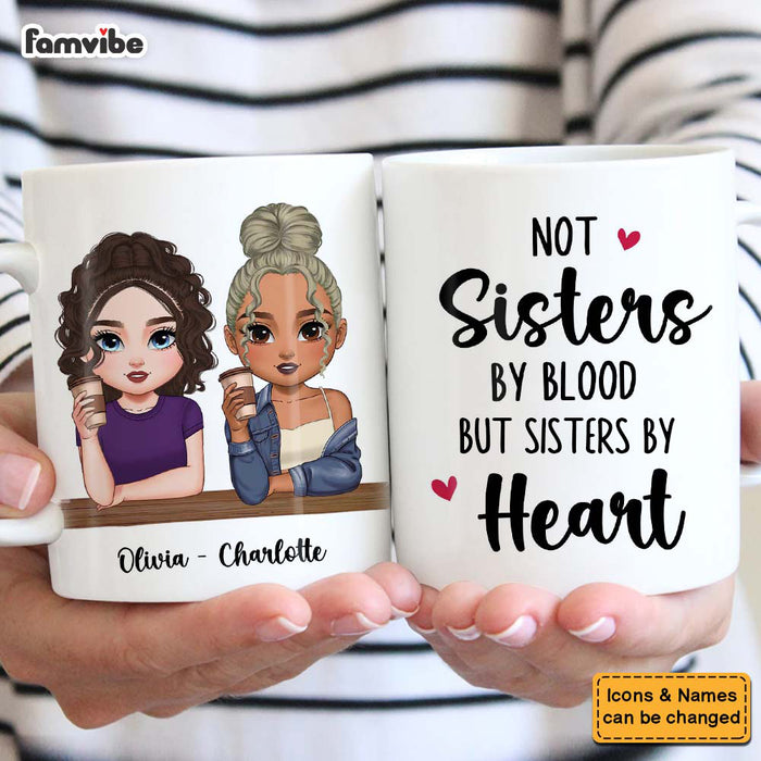 Personalized Gift For Friends Sisters By Heart Mug 34841 1