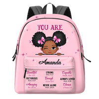 Personalized Gift For Kid Girl You Are Bible Verses School Bag 35042 thumb 1