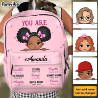 Personalized Gift For Kid Girl You Are Bible Verses School Bag 35042 thumb 1