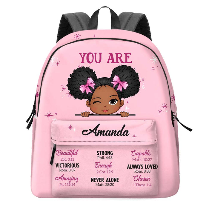Personalized Gift For Kid Girl You Are Bible Verses School Bag 35042 1