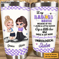 Personalized I Laugh A Little Harder - Y2K Style Steel Tumbler 34923 thumb 1