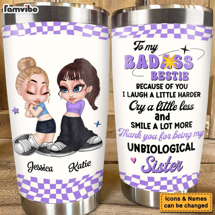 Personalized I Laugh A Little Harder - Y2K Style Steel Tumbler 34923 1