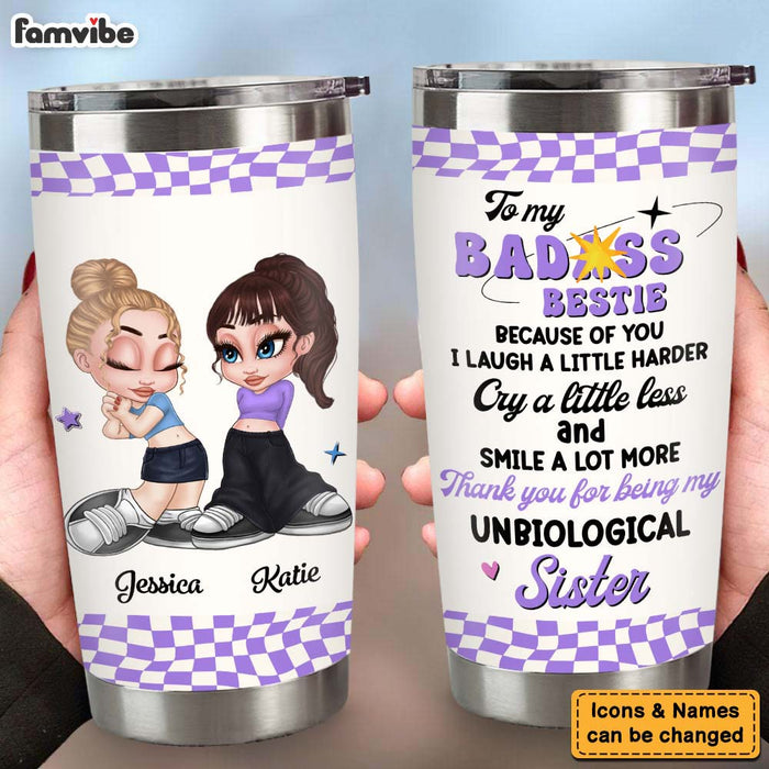 Personalized I Laugh A Little Harder - Y2K Style Steel Tumbler 34923 1