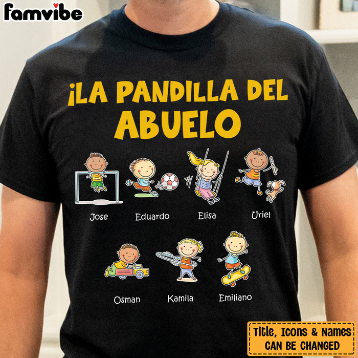 Personalized Grandpa Sport Spanish Papá Abuelo T Shirt AP1414 95O58 1