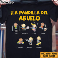 Personalized Grandpa Sport Spanish Papá Abuelo T Shirt AP1414 95O58 thumb 1