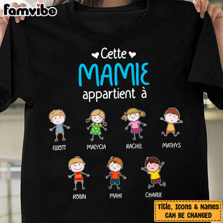 Personalized Mamie French Grandma Belongs T Shirt AP82 73O58