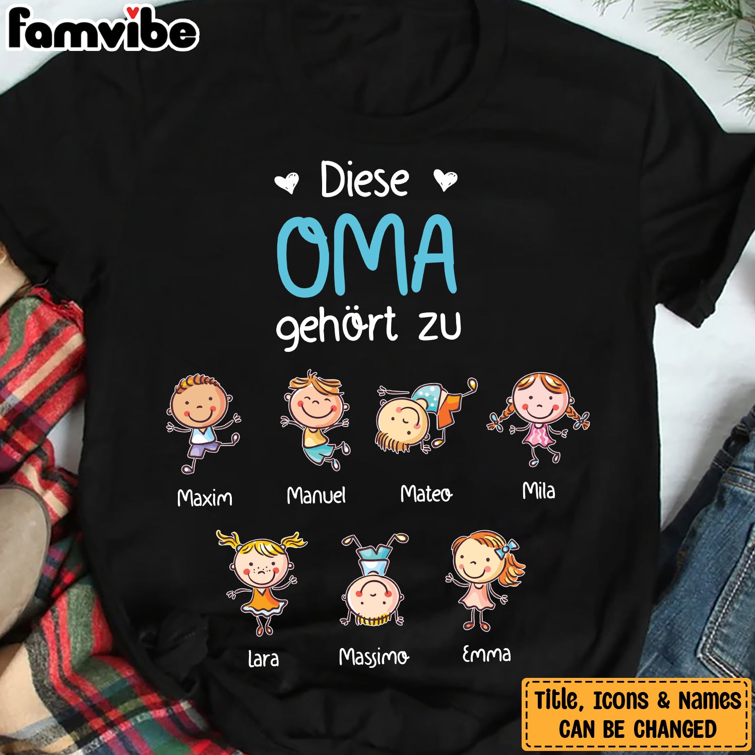 Personalized Oma German Grandma Belongs T Shirt AP87 67O57