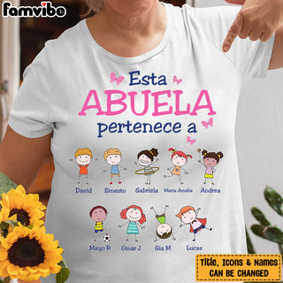 Personalized Abuela Spanish Grandma Belongs T Shirt AP97 81O34