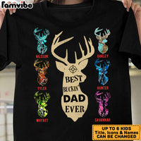 Personalized Deer Hunting Buckin Dad Grandpa T Shirt MR201 81O60 thumb 1