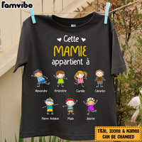 Personalized Mamie French Grandma Belongs T Shirt MR234 81O34 thumb 1