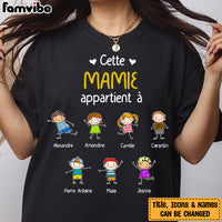 Personalized Mamie French Grandma Belongs T Shirt MR234 81O34 thumb 1