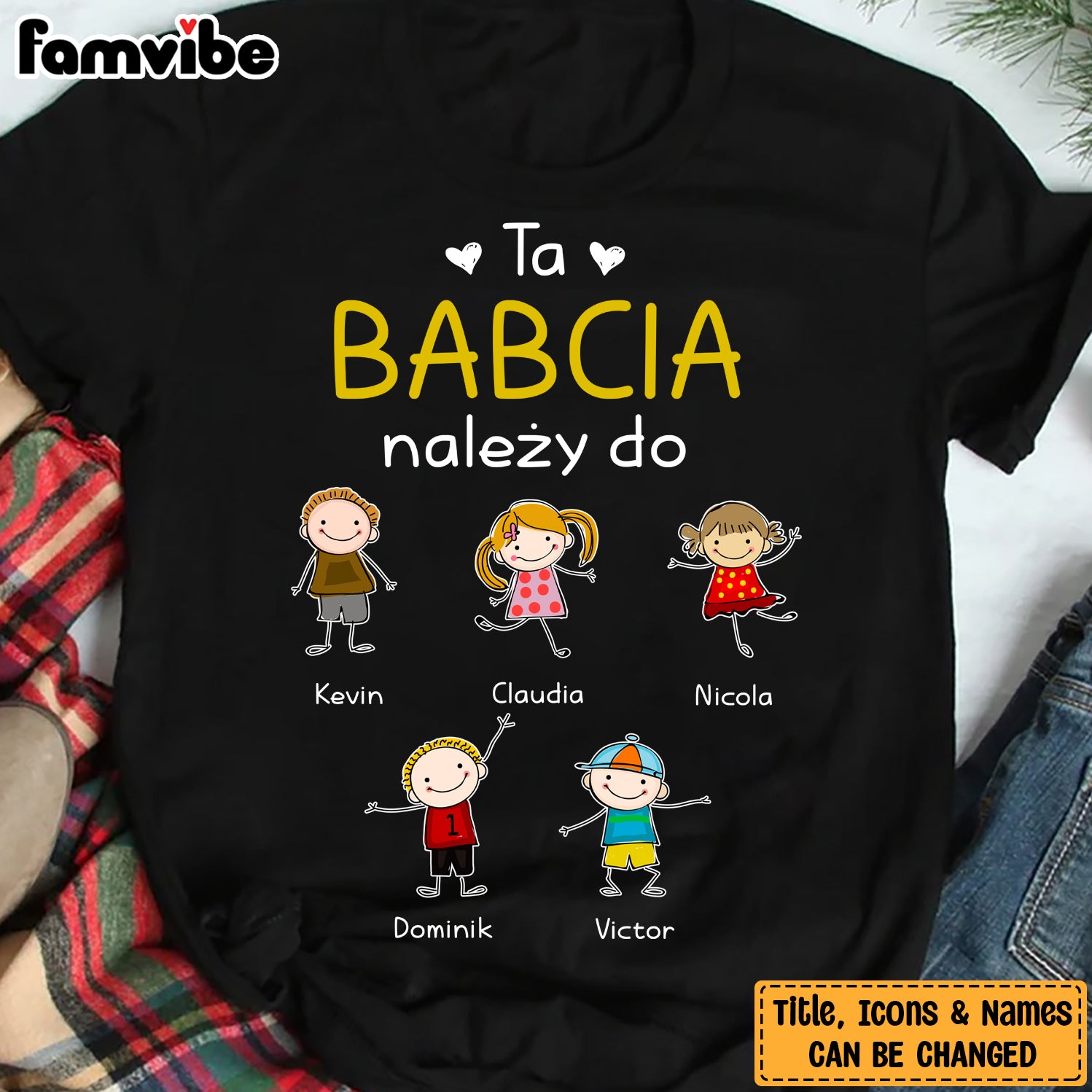 Personalized Grandma Belongs Polish Babcia Shirt - Hoodie - Sweatshirt AP85 81O34