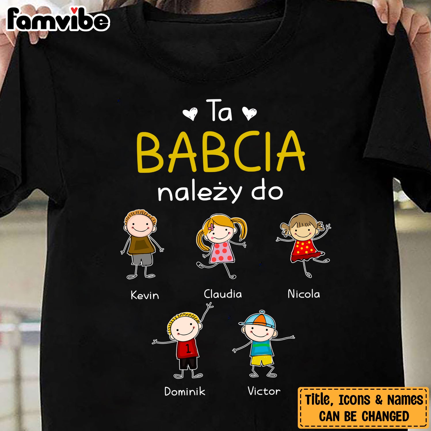 Personalized Grandma Belongs Polish Babcia Shirt - Hoodie - Sweatshirt AP85 81O34