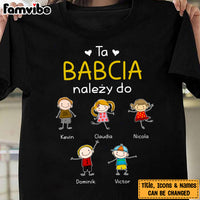 Personalized Grandma Belongs Polish Babcia Shirt - Hoodie - Sweatshirt AP85 81O34 thumb 1