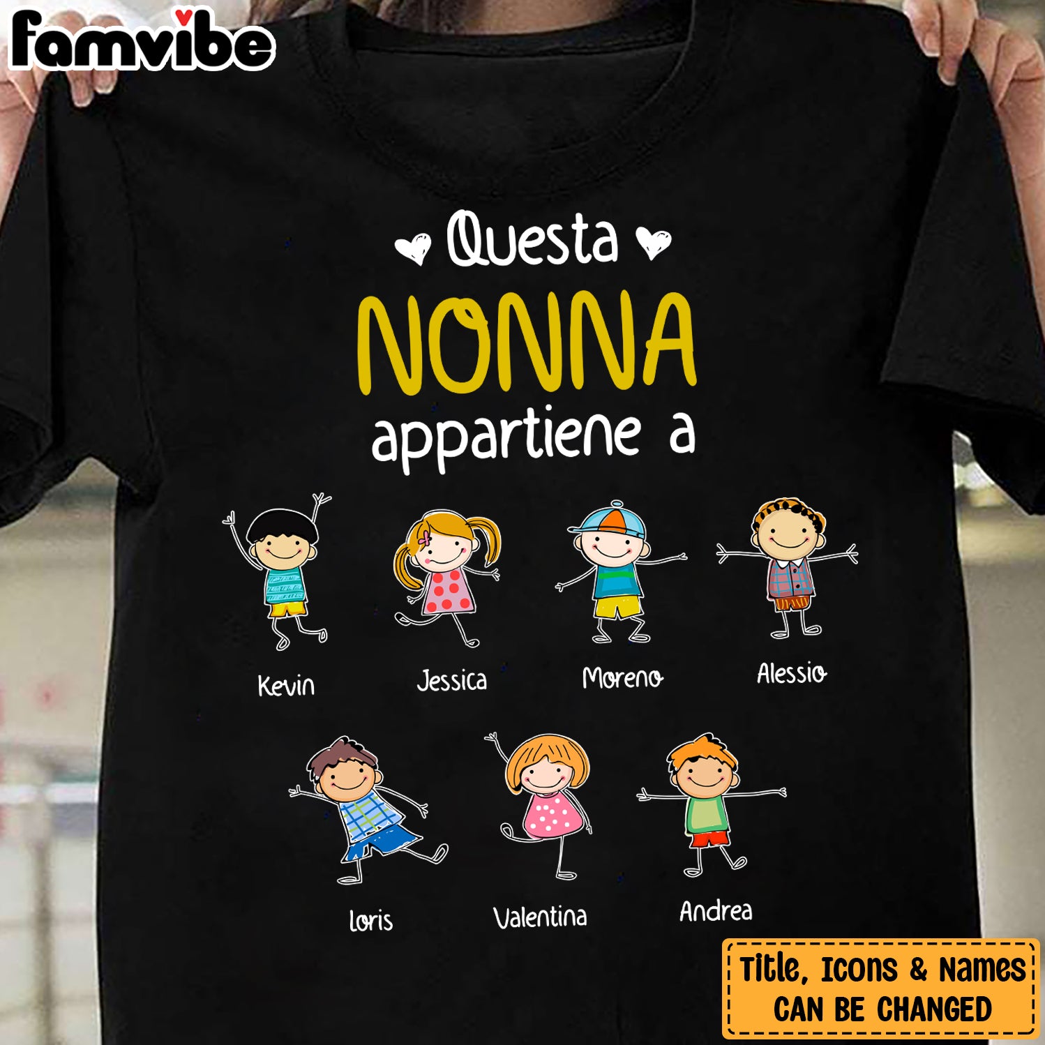 Personalized Nonna Italian Grandma Shirt - Hoodie - Sweatshirt MR235 81O34