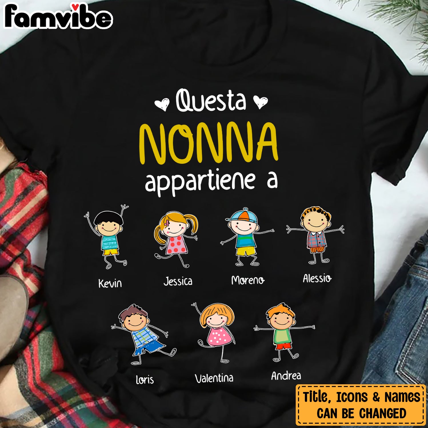 Personalized Nonna Italian Grandma Shirt - Hoodie - Sweatshirt MR235 81O34