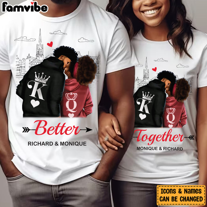 Personalized Better Together BWA Couple T Shirt SB142 26O47 1