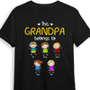 Personalized This Grandpa Belongs To T Shirt MY111 81O34 1