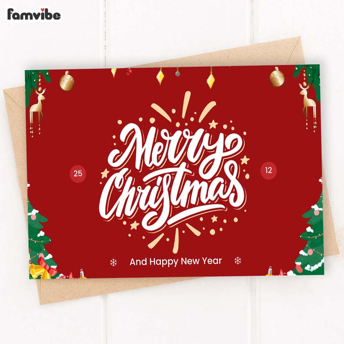 Merry Christmas Red Card 35392 1
