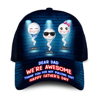Personalized Gift For Dad Funny We're Awesome Cap 33664 thumb 1