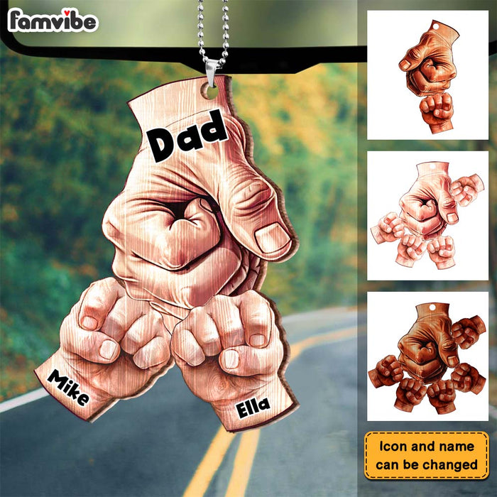 Personalized Gift For  Father And Sons Car Ornament 32887 1