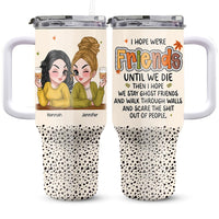 Personalized Gift For Besties Friends 40oz Tumbler With Straw 35091 thumb 1