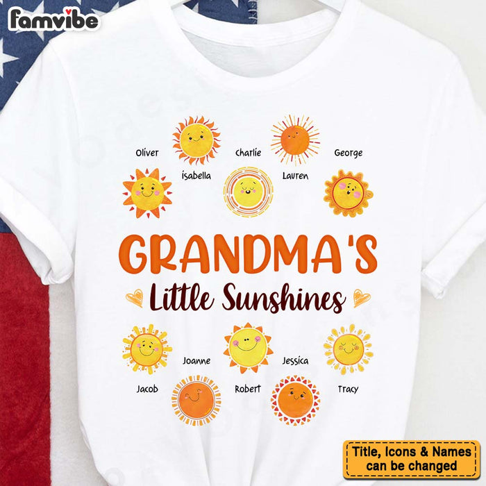 Personalized Gift Grandma's Little Sunshines Shirt - Hoodie - Sweatshirt 34442 1