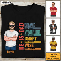 Personalized Gift For Dad He Is Brave Shirt - Hoodie - Sweatshirt 32877 thumb 1