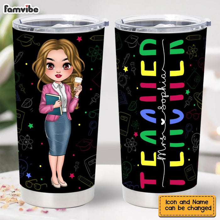 Personalized Gift For Teacher Full Printed Tumbler 34588 1