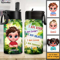 Personalized Gift For Grandson I Am Kind Kids Water Bottle 32831 thumb 1
