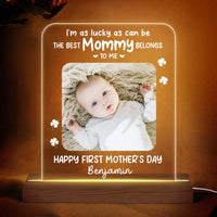 Personalized I'm As Lucky As Can Be Plaque LED Lamp Night Light 24167 thumb 1