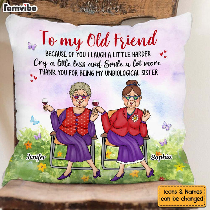 Personalized Gift To My Old Friend Pillow 32862 1
