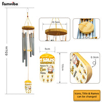Personalized Gift For Grandma Reasons To Bee Happy Wind Chimes 32840 thumb 1