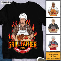 Personalized Gift For Dad The Grillfather Shirt - Hoodie - Sweatshirt 32836 thumb 1