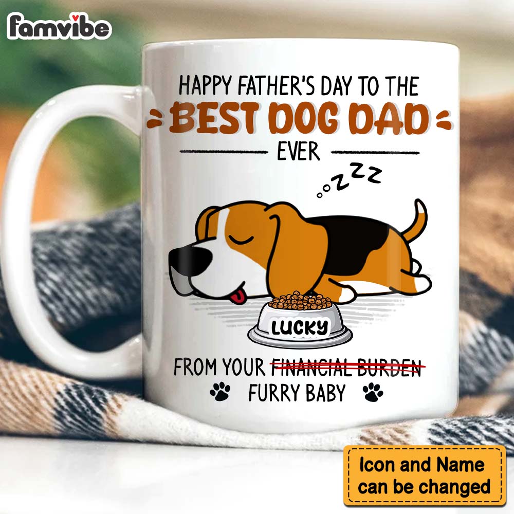 Personalized Gift For Dog Mom,  Dog Dad From Your Furry Baby Mug 32846 Primary Mockup