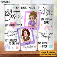 Personalized Gift For Friends You Are Mine Skinny Tumbler 34888 thumb 1