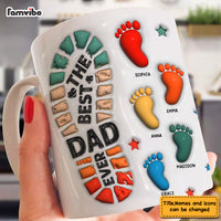 Personalized Gift For Dad Granpa Footprints Mug 33362 thumb 1