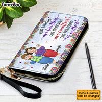 Personalized Gift For Old Friends Leather Long Wallet 33901 thumb 1