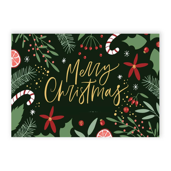 Merry Christmas Green Card 35394 1
