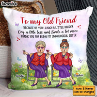 Personalized Gift To My Old Friend Pillow 32862 thumb 1