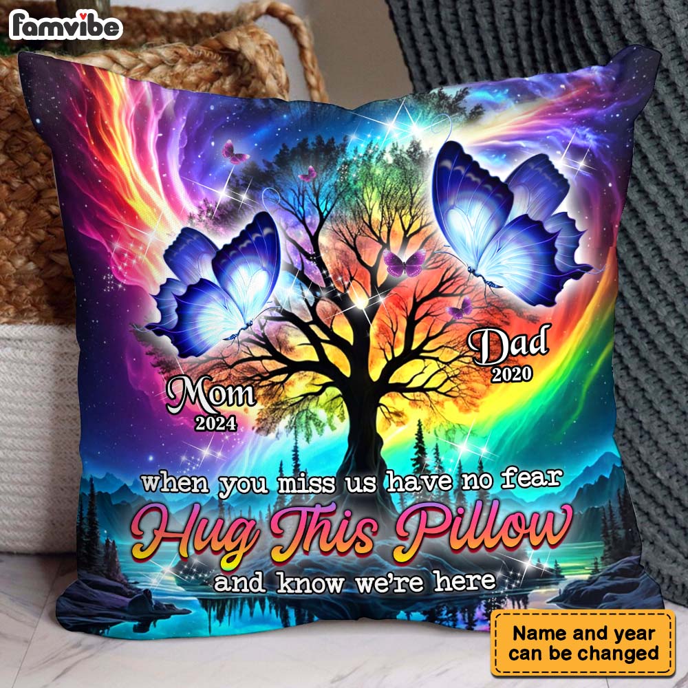 Personalized Memorial Gift Hug This Pillow 32778 Primary Mockup