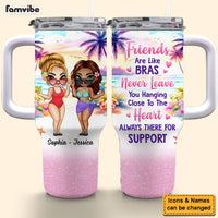 Personalized Gift For Friend Close To The Heart 40oz Tumbler With Straw 34393 thumb 1