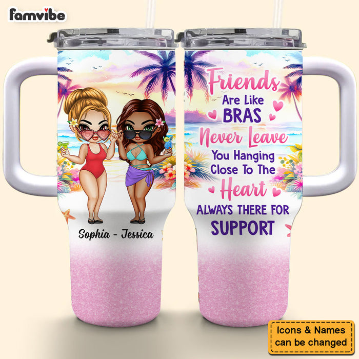 Personalized Gift For Friend Close To The Heart 40oz Tumbler With Straw 34393 1