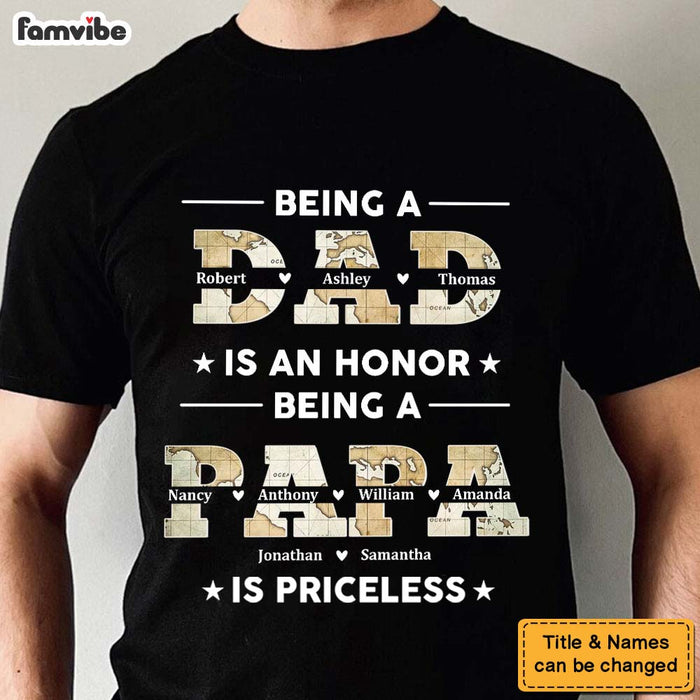Personalized Gift For Being A Dad An Honor Shirt - Hoodie - Sweatshirt 32964 1