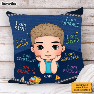 Personalized Gift For Grandson I Am Kind Pillow 23802 Primary Mockup