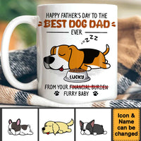 Personalized Gift For Dog Mom,  Dog Dad From Your Furry Baby Mug 32846 thumb 1