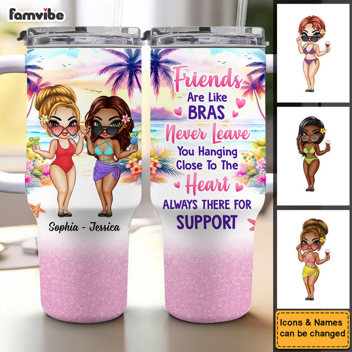 Personalized Gift For Friend Close To The Heart 40oz Tumbler With Straw 34393 1